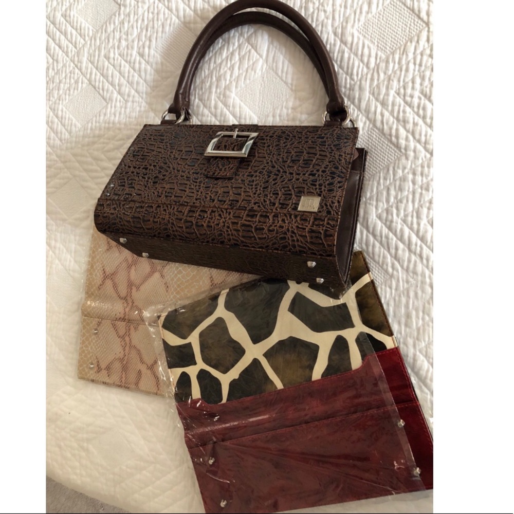 Miche purse with three covers.